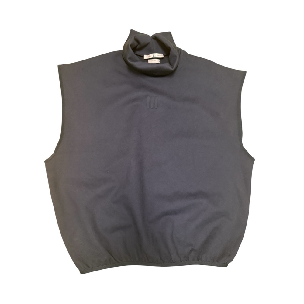 Adidas x Fear of God Athletics Moc Neck comfy Sweatshirt in Black size S Unisex - Picture 2 of 7